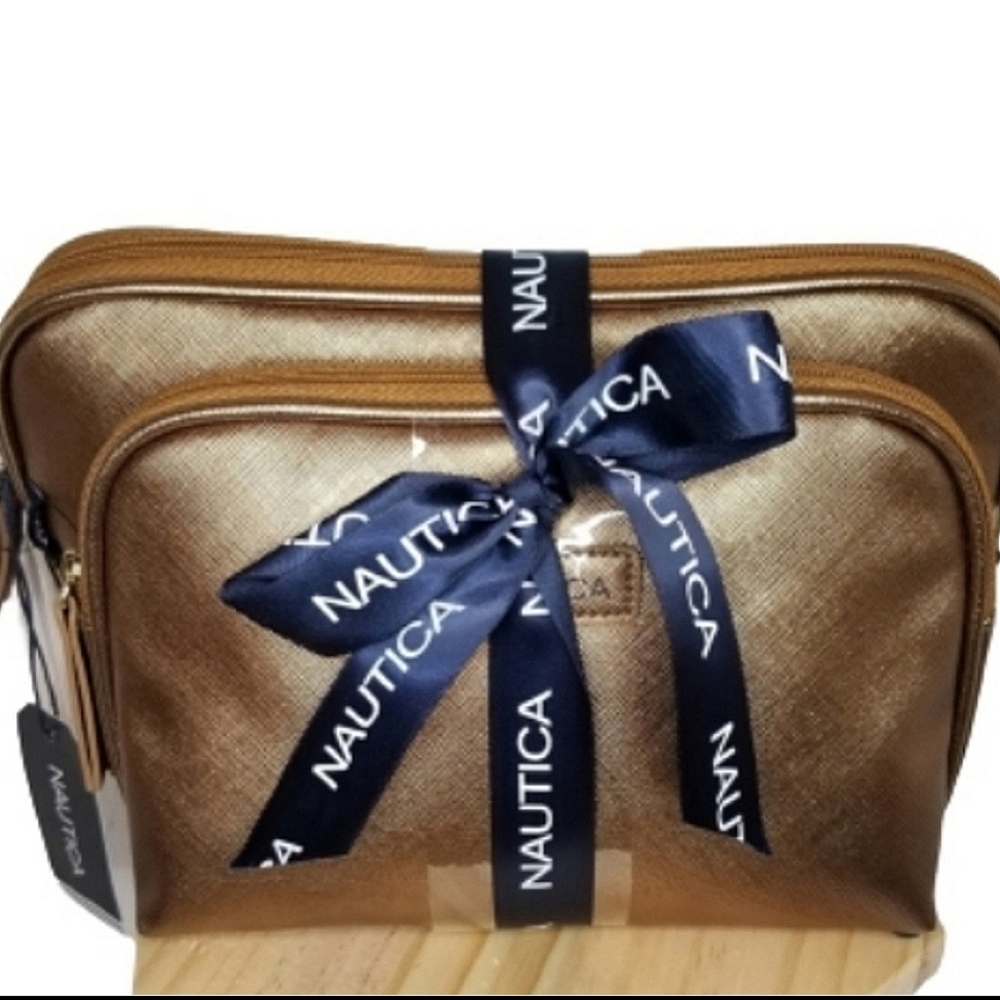 Nautica soft cosmetic cases new with tag